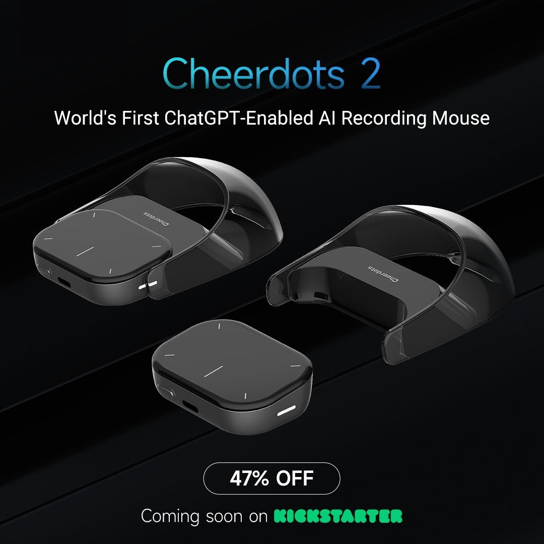 Cheerdots 2 AI Smart Split Air Mouse Wireless Charging