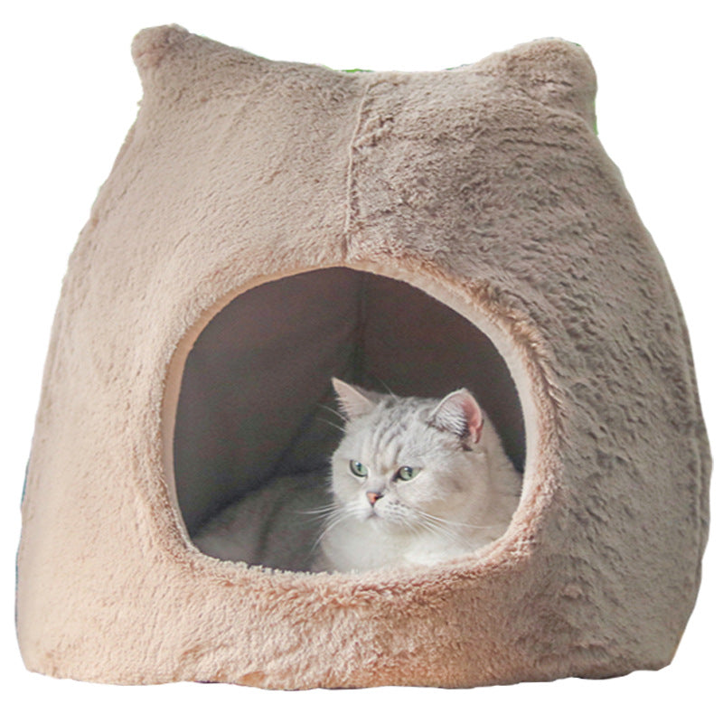 Cat Nest Autumn And Winter Warm Kittens Removable And Washable Cat Bed